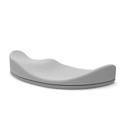 Ergonomic Wrist Rest in leight grey for right-handed people