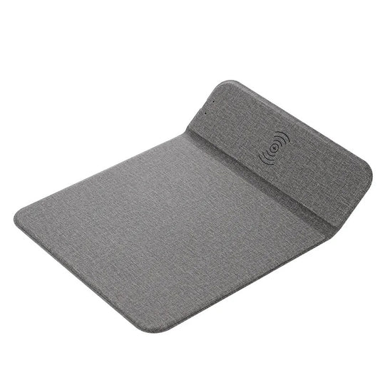 Wireless Charger Mouse Mat in Grey